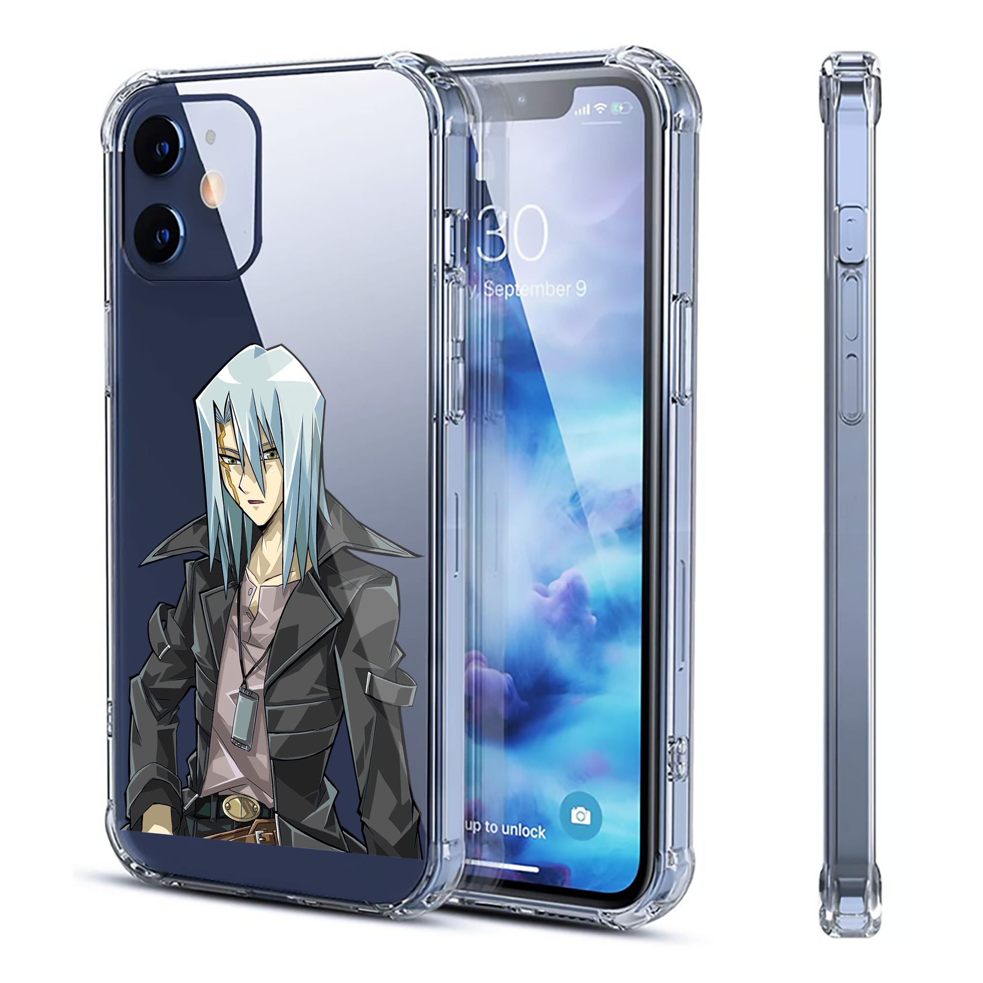 （画像用） 遊☆戯☆王 Yu-Gi-Oh! 【iPhone 12シリーズ対応】透明スマホケース（クリアソフトケース）